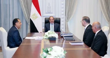 الرئيس يوجه وزير البترول بتنمیة الاكتشافات الجدیدة وتسریع ربطھا بالإنتاج
