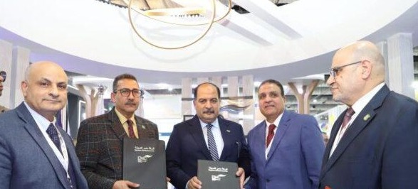 الحمرا أويل توقع اتفاقية خدمات مع صان مصر للاعمال المدنية