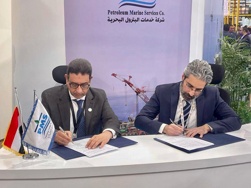 مذكرة تفاهم بين PMS و شركة  SAHARA COMPLETE SERVICES  لتقديم خدمات ال ROV والمسح البحري 