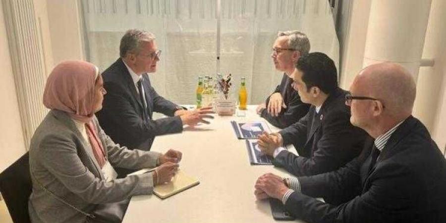 بدوي ورئيس سكاتك يبحثان سبل التعاون في مجال الهيدروجين الاخضر