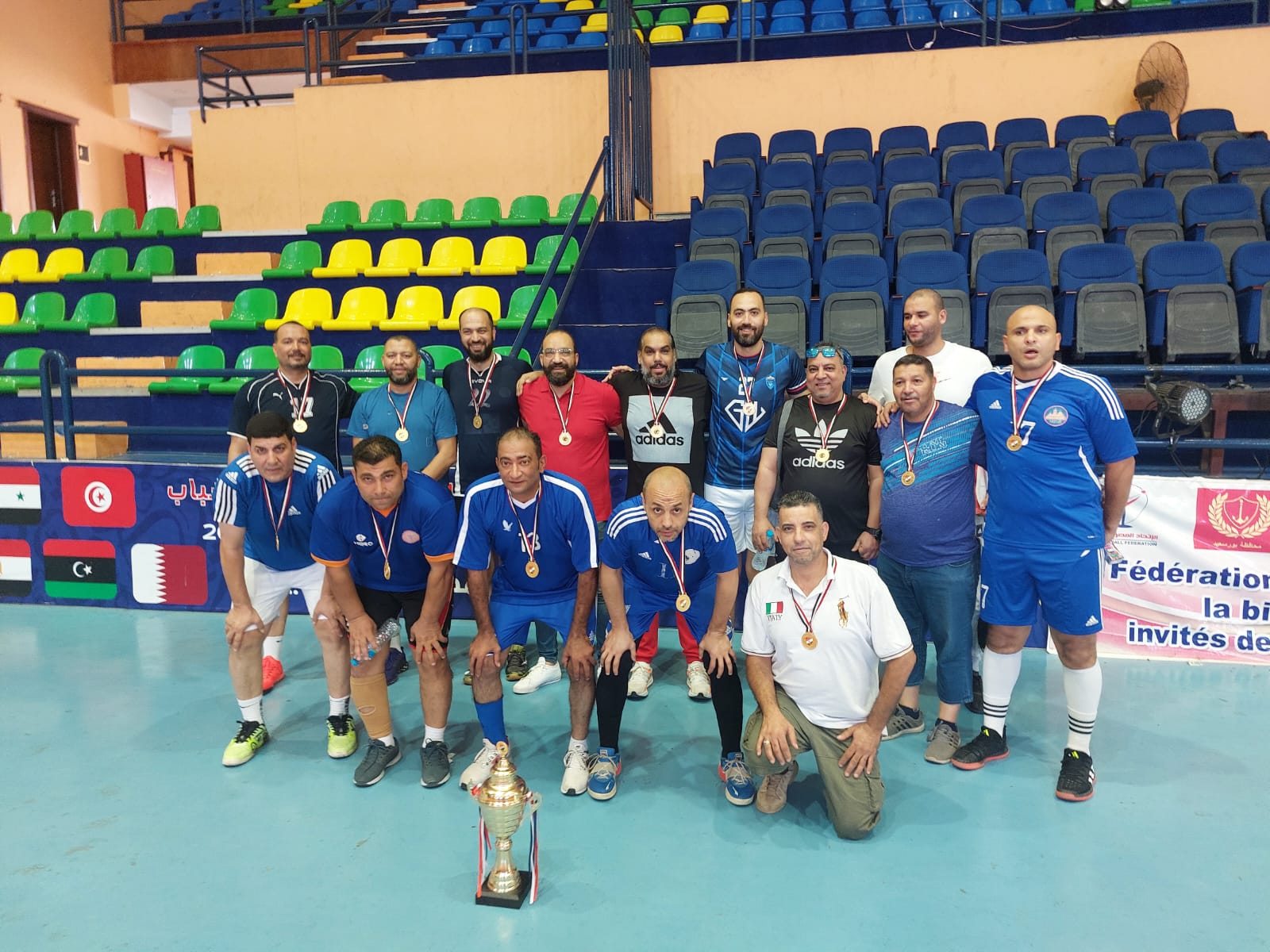 فوز شركه مصر للبترول بذهبيه بطوله الشركات رقم ٥٧ بمحافظه بورسعيد