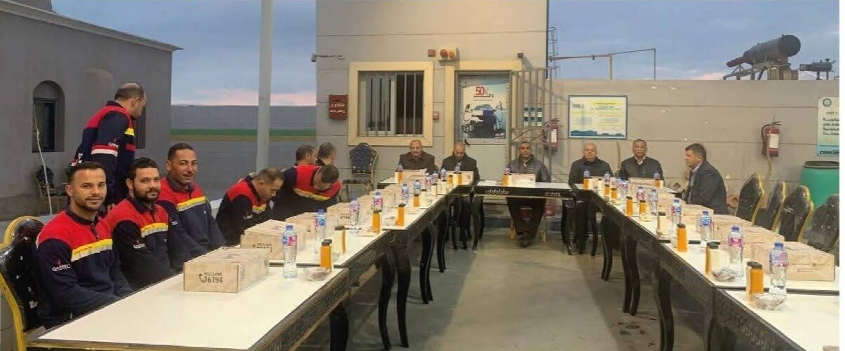 غازتك تنظم حفل إفطار جماعي للعاملين بوسط الدلتا