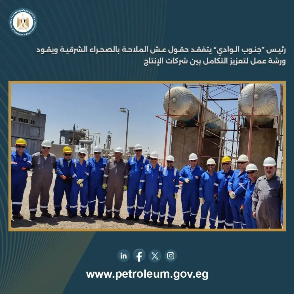 رئيس جنوب الوادي يتفقد حقول عش الملاحة بالصحراء الشرقية 