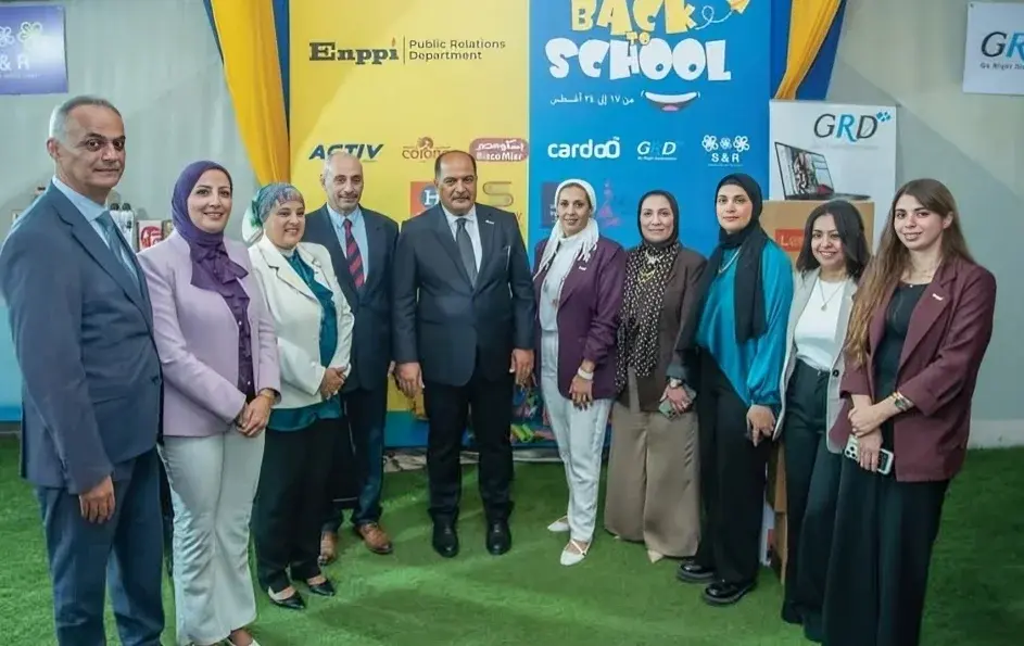 إنبي تختتم فعاليات معرض العودة للمدارس لدعم العاملين وأسرهم