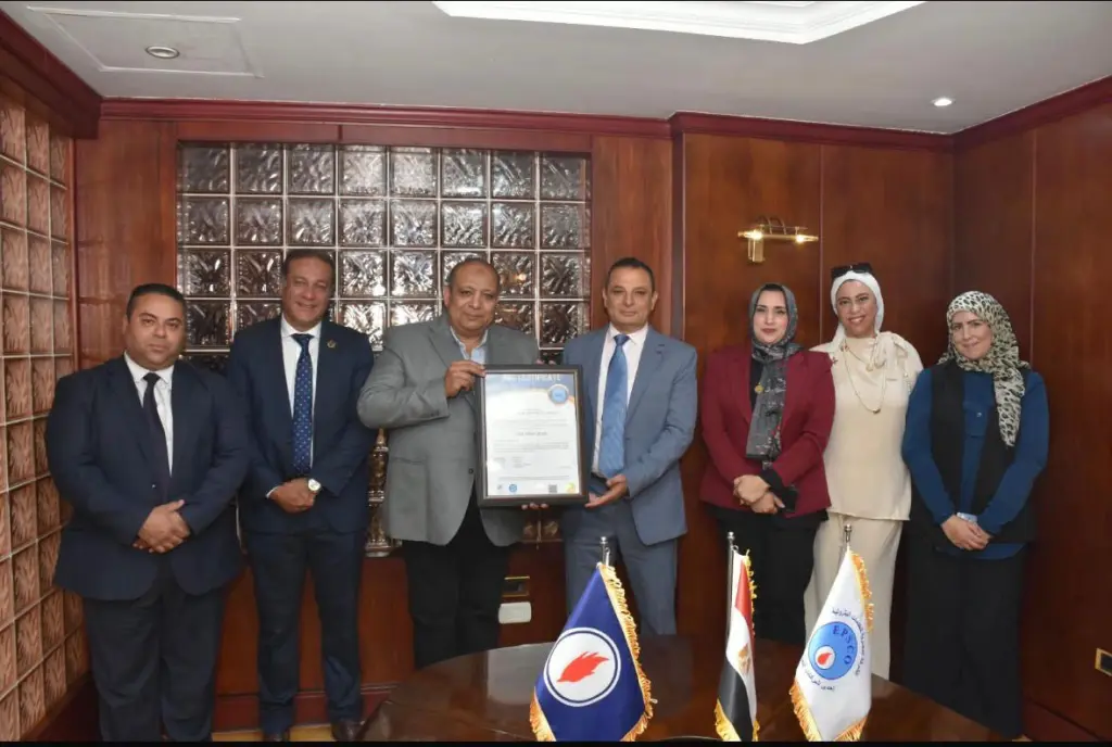 الشركة المصرية للخدمات البترولية إبسكو تحصد شهادة السلامة المرورية إيزو 39001