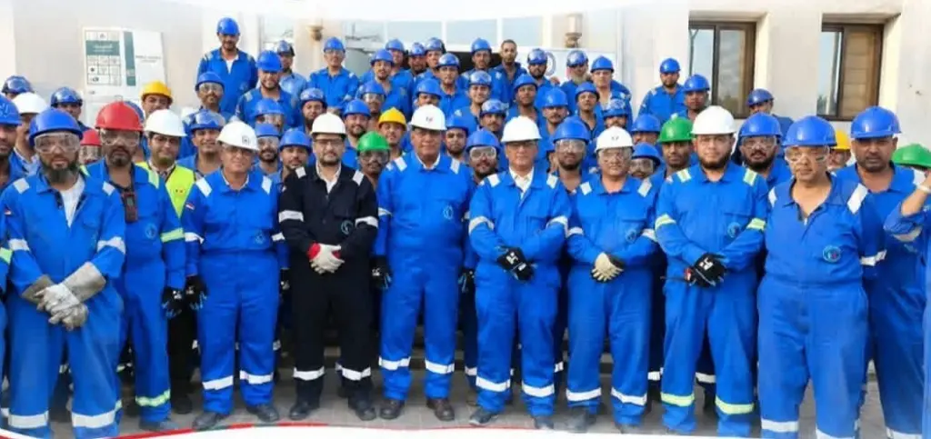 بتروجاس تنظم وقفة لتعزيز ثقافة الوقاية تحت شعار «بلاغك يفرق» 