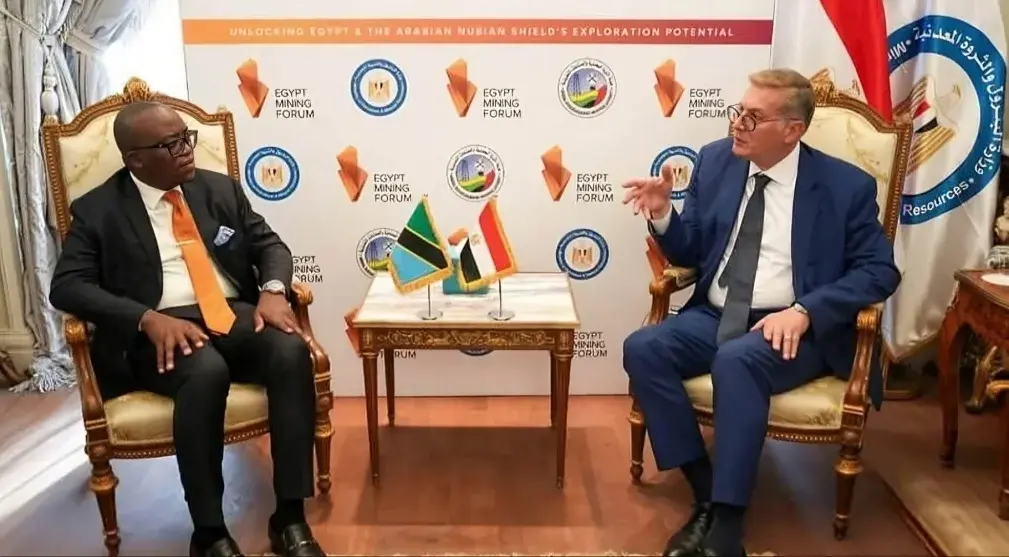 بدوي يبحث مع كينيا وتنزانيا التعاون بمجال توطين الصناعات التعدينية